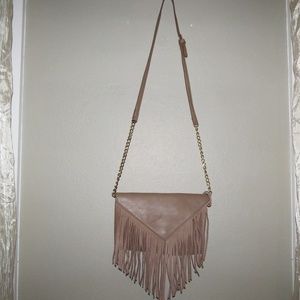 NWOT Beige, Gold Accent Purse/Clutch